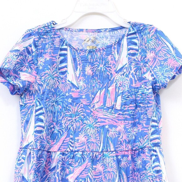 Lilly Pulitzer Girls Mini Geanna Swing Dress Short Sleeve S 4-5 Years NWD 281953 - Picture 4 of 10